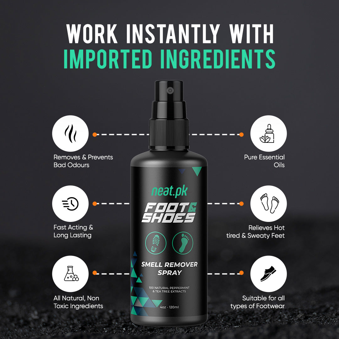 Foot & Shoe Smell Remover Spray 120ml